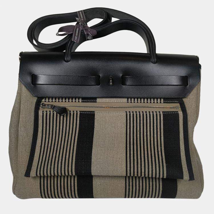 Pre Owned Hermes Herbag Zip Retourne 31 H Vibration Vache Hunter