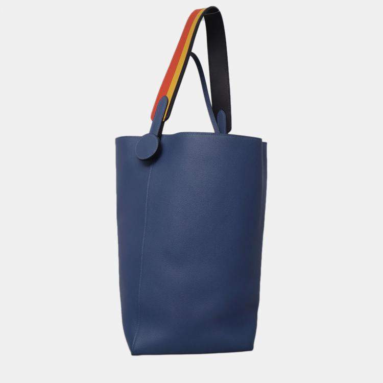 Pre Owned Hermes Licol 19 Evercolour Bleu Brighton Shoulder Bag