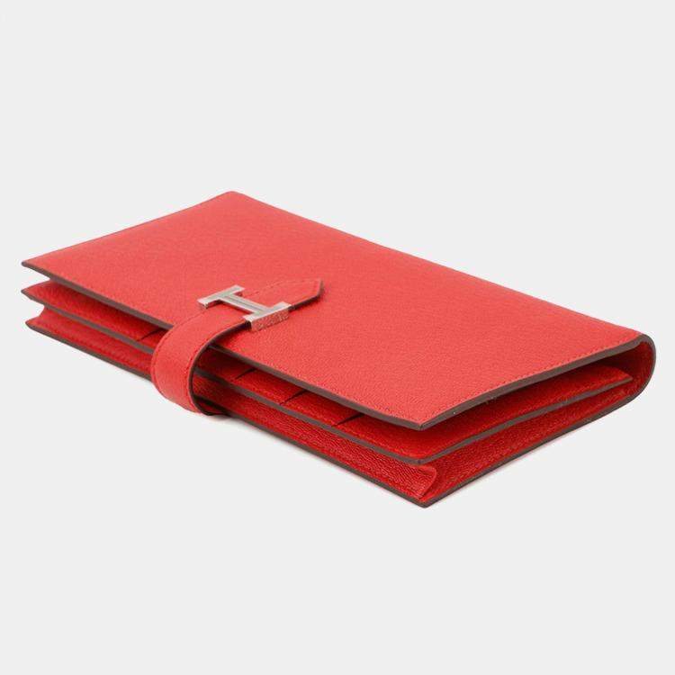 Pre Owned Hermes Beansufla Rose Texas Chevre Myzore Goatskin Bag