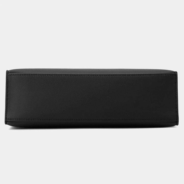 Pre Owned Hermes Pochette kelly Black Swift Leather Size K Ht 617 Cu