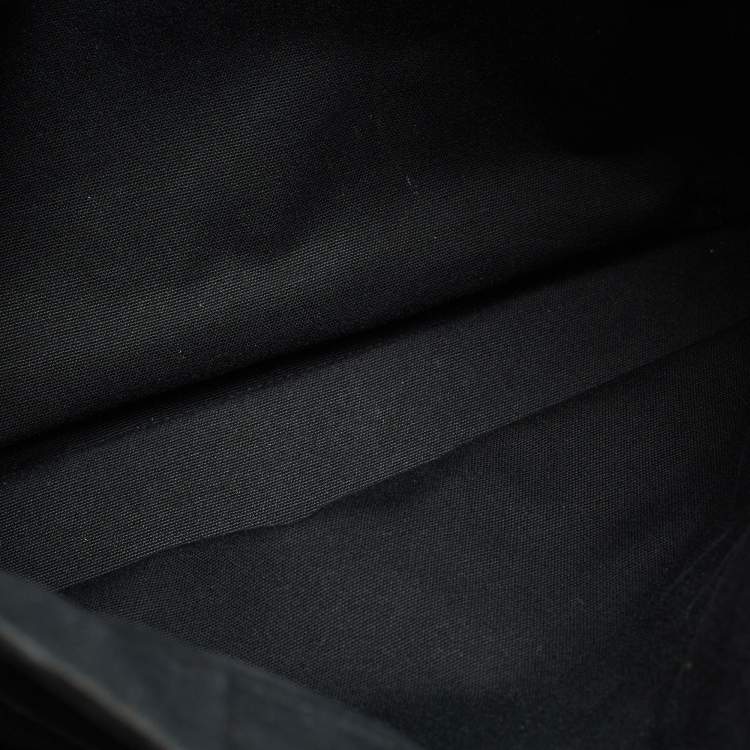 Pre Owned Hermes Fourre Tout Black/Grey Canvas Tote