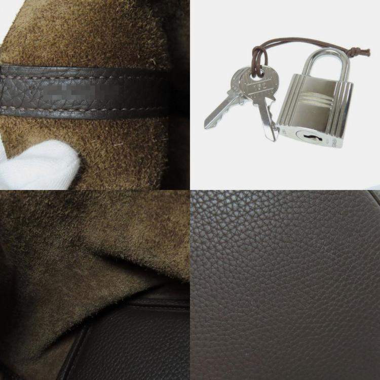 Pre Owned Hermes Picotin Lock Mm Handbag Taurillon