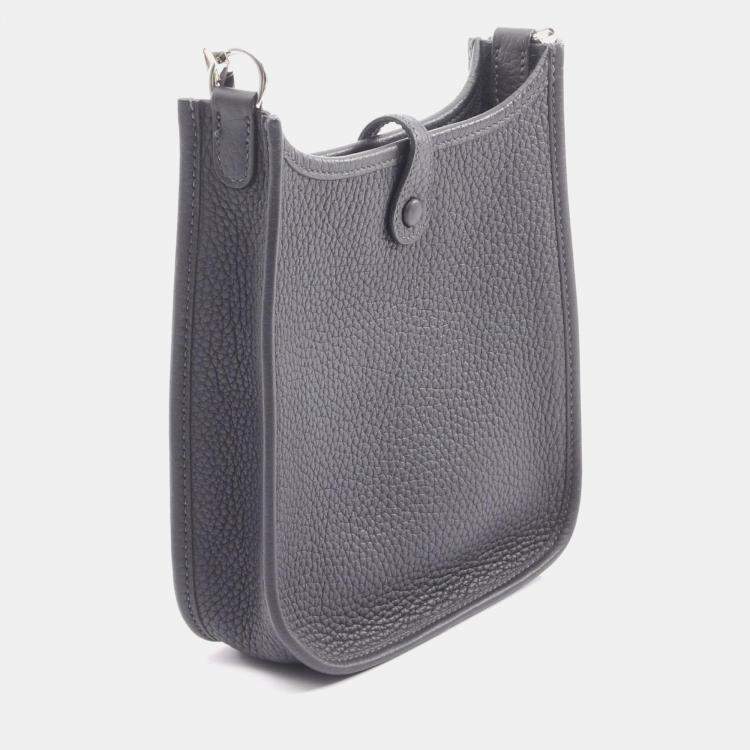 Pre Owned Hermes Evelyne 16 Caban Taurillon Clemence Leather Crossbody Bag