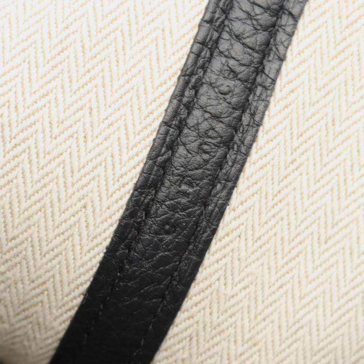 Pre Owned Hermes Garden Party 36 Black Negonda Leather Tote Bag