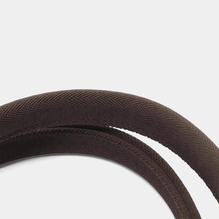 Pre Owned Hermes Sac De Pansage Groom Bordeaux Toile Military Tote Bag