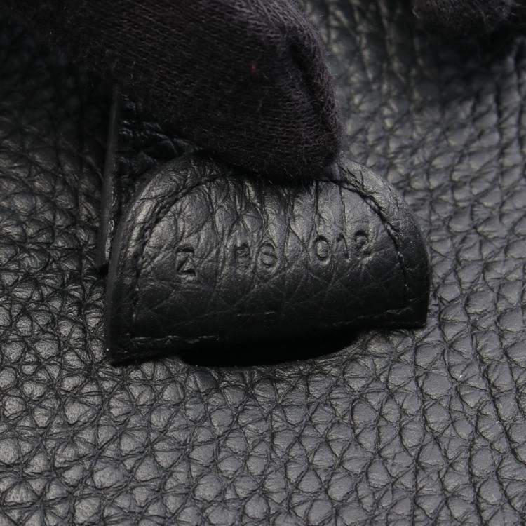 Pre Owned Hermes Evelyne 29 Black Taurillon Clemence Leather Shoulder Bag