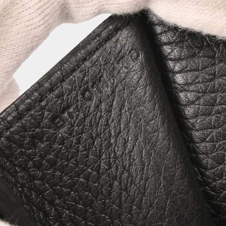 Pre Owned Hermes  Halzan 31 2way Black Taurillon Clemence Tote Bag