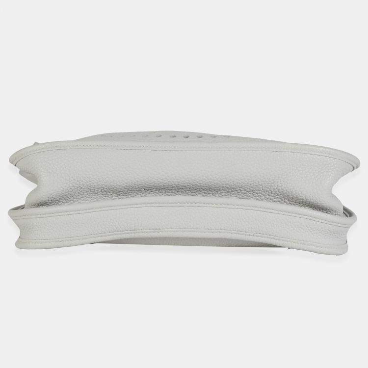 Pre Owned Hermes Gris Perle Clemence Evelyne III 29 PHW