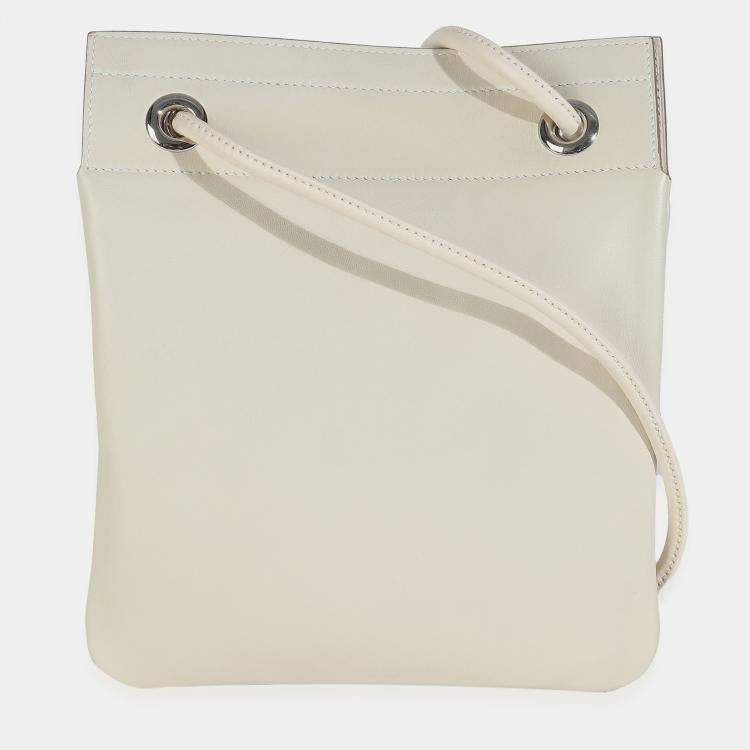 Pre Owned Hermes Craie Milo Lambskin Swift Mini Aline