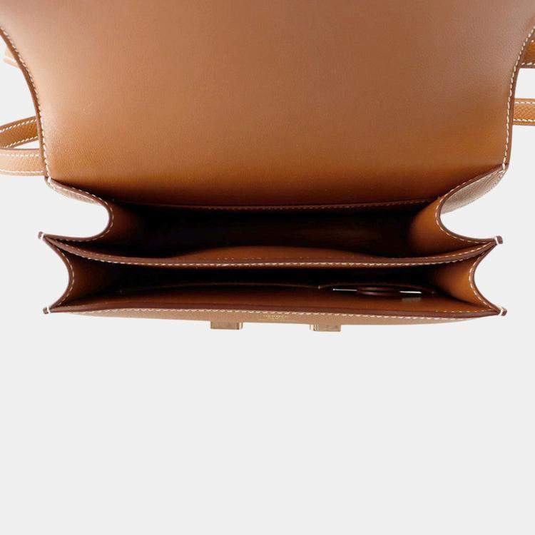 Pre Owned Hermes Constance 3 Miroir Gold Epsom Size Mini