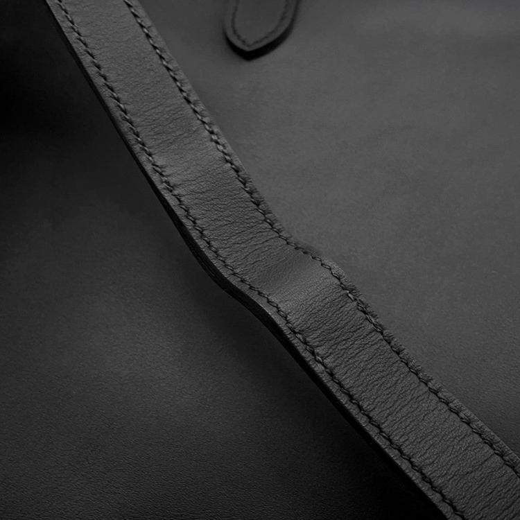 Pre Owned Hermes Potential Plus Black Swift Leather