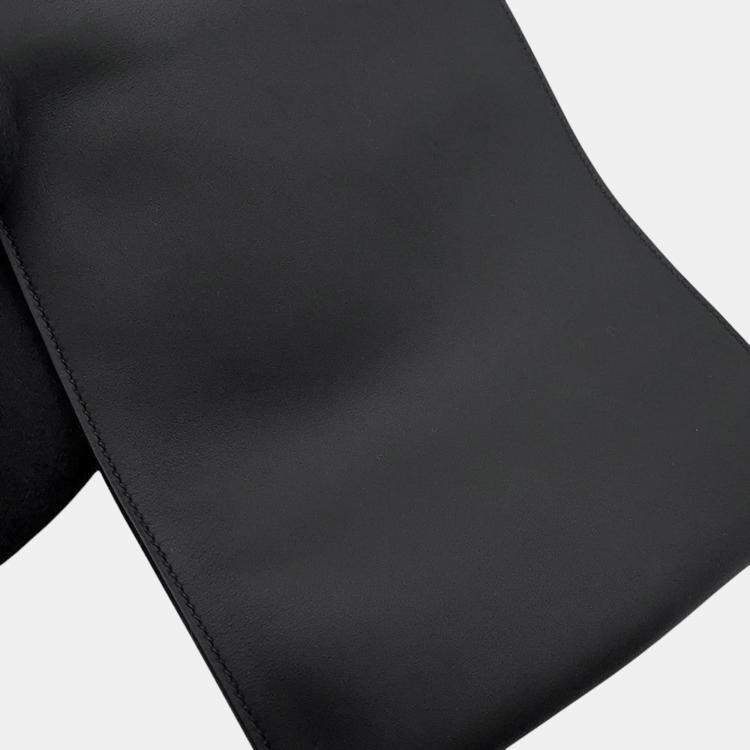 Pre Owned Hermes Potential Plus Black Swift Leather