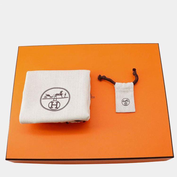 مملوكة مسبقًا Hermes In The Loop Ecru/Black Toile H Swift Leather Size 23