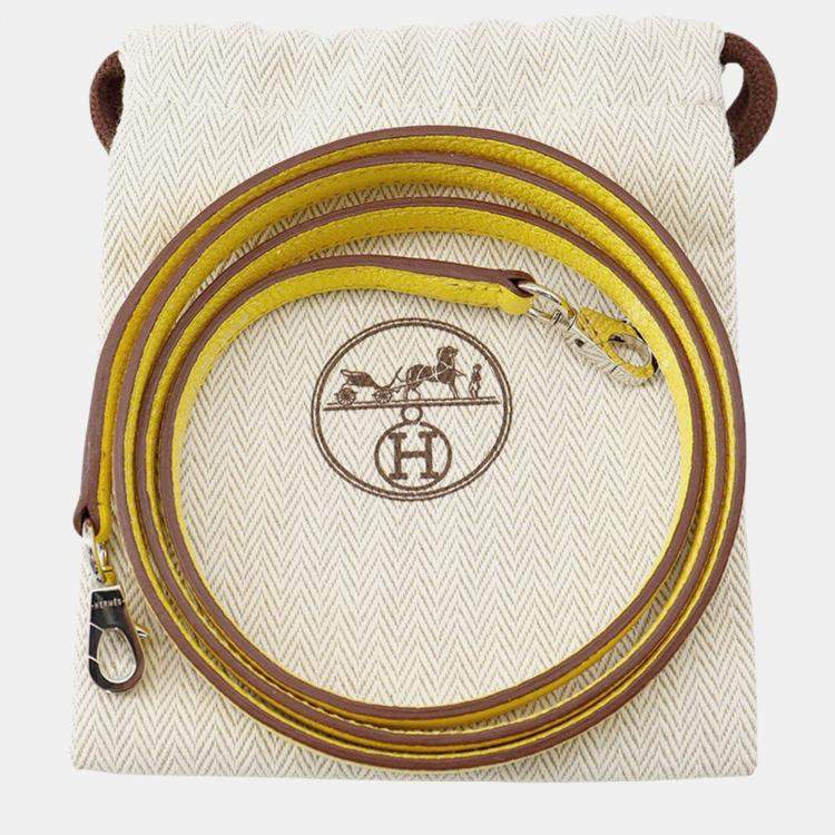 مملوكة مسبقًا Hermes Bolide 1923 Lime Chevre Myzore Goatskin Size Mini