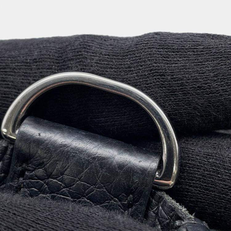 Pre Owned Hermes Evelyne3 Black Taurillon Clemence PM