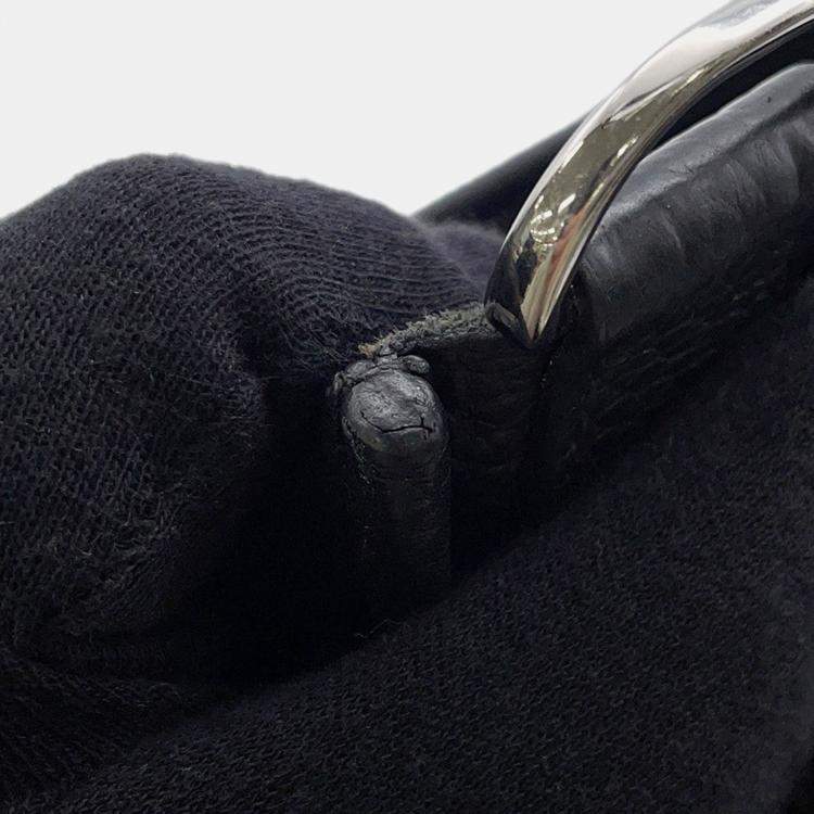 Pre Owned Hermes Evelyne3 Black Taurillon Clemence PM