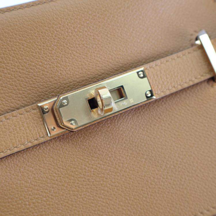 Pre Owned Hermes Caramel Evercolor Mini Jypsiere