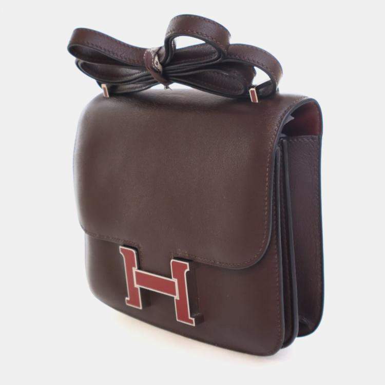 Pre Owned Hermes Rouge Sellier Swift Constance 18