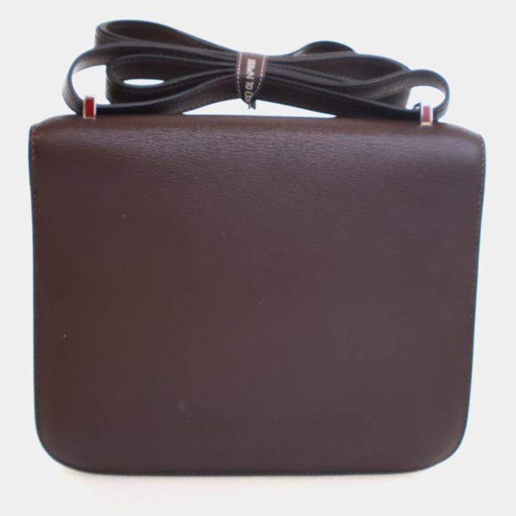 Pre Owned Hermes Rouge Sellier Swift Constance 18