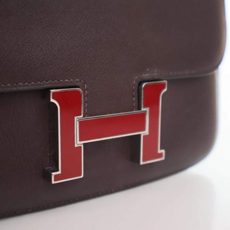 Pre Owned Hermes Rouge Sellier Swift Constance 18