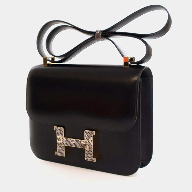 Pre Owned Hermes Black Box Touch Constance 24