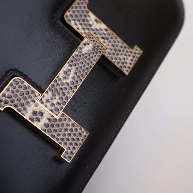 Pre Owned Hermes Black Box Touch Constance 24