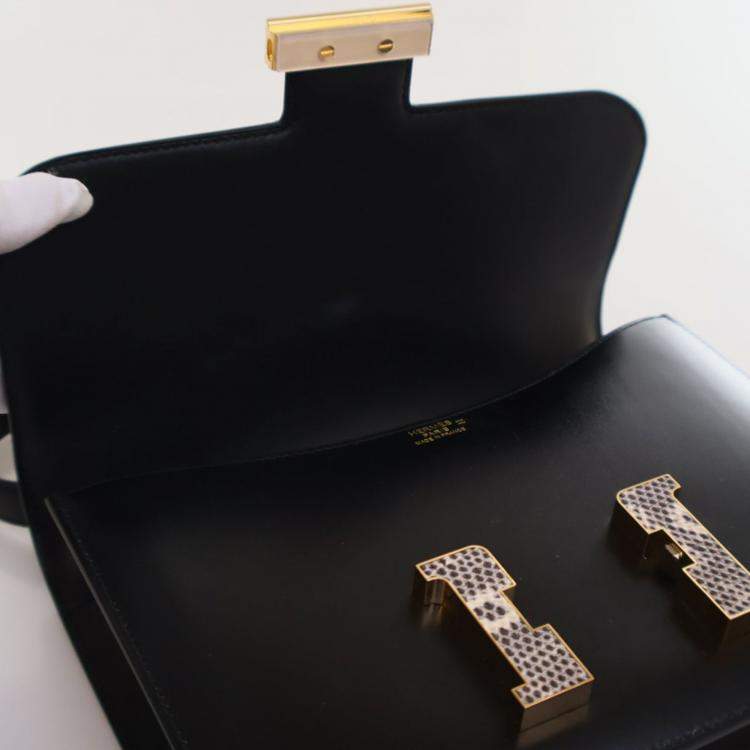 Pre Owned Hermes Black Box Touch Constance 24