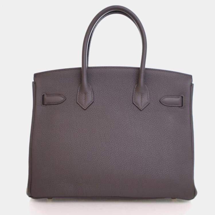 Pre Owned Hermes Etain Togo Birkin 30