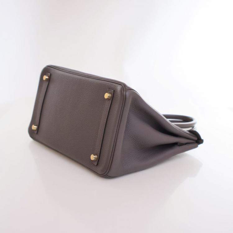 Pre Owned Hermes Etain Togo Birkin 30