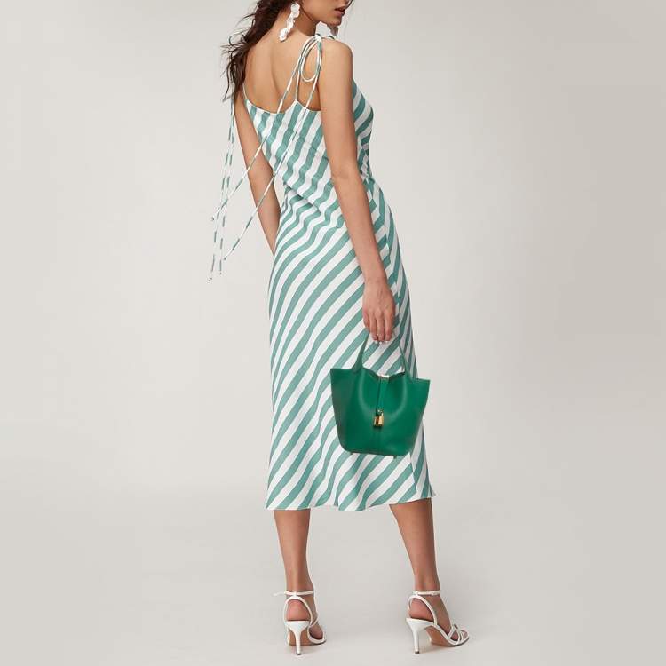 Pre Owned Hermès Picotin 18 Vert Vertigo Taurillon Clemence Leather Bag