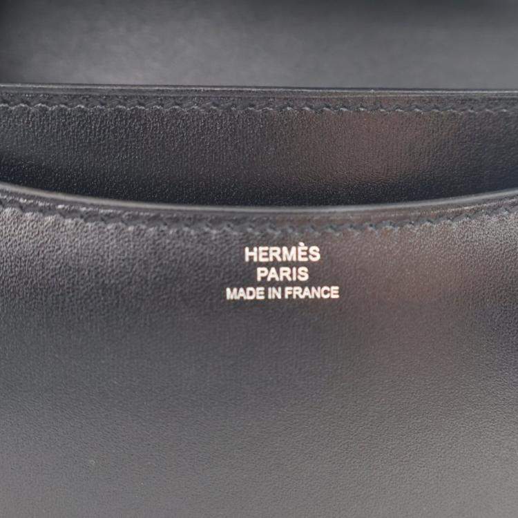 Pre Owned حقيبة هيرمس كونستانس 18 ميني نوار بوكس كلوتيه