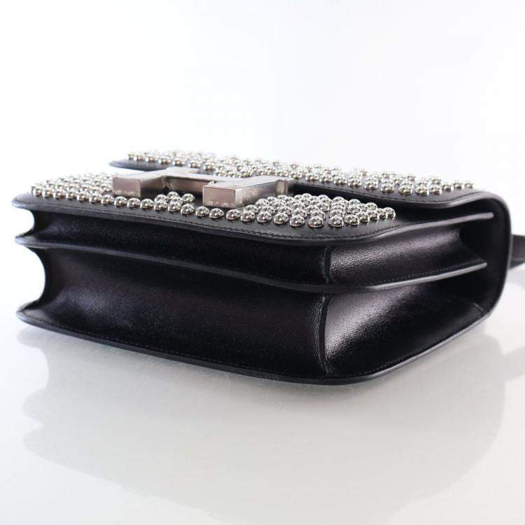 Pre Owned حقيبة هيرمس كونستانس 18 ميني نوار بوكس كلوتيه