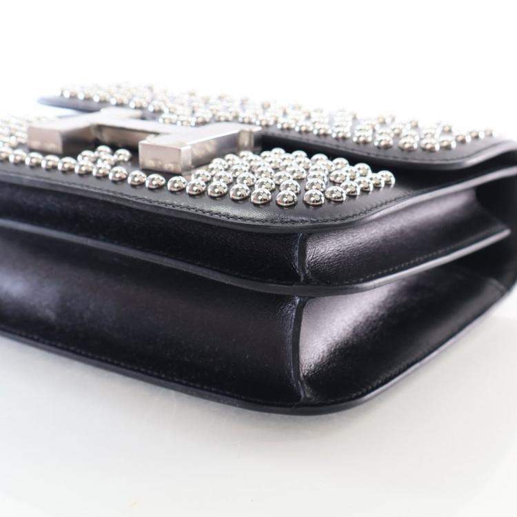 Pre Owned حقيبة هيرمس كونستانس 18 ميني نوار بوكس كلوتيه