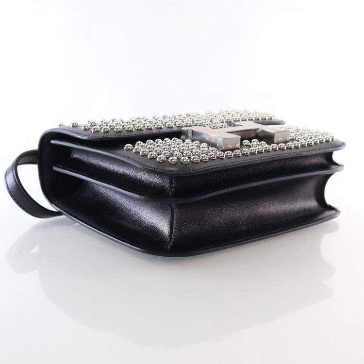 Pre Owned حقيبة هيرمس كونستانس 18 ميني نوار بوكس كلوتيه