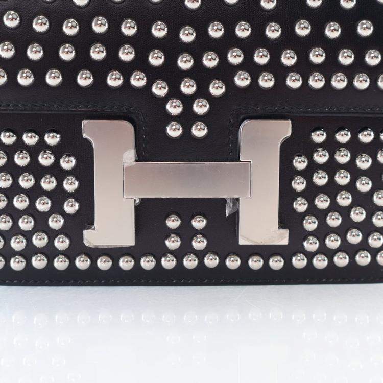 Pre Owned حقيبة هيرمس كونستانس 18 ميني نوار بوكس كلوتيه