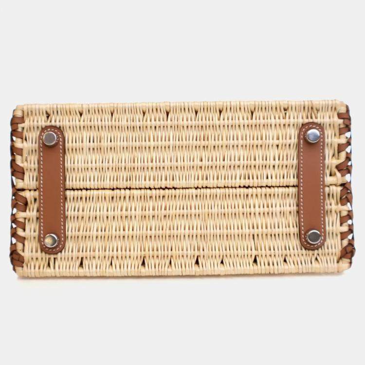 Pre Owned Hermes Gold Swift Picnic Birkin 25