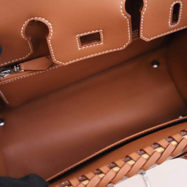 Pre Owned Hermes Gold Swift Picnic Birkin 25