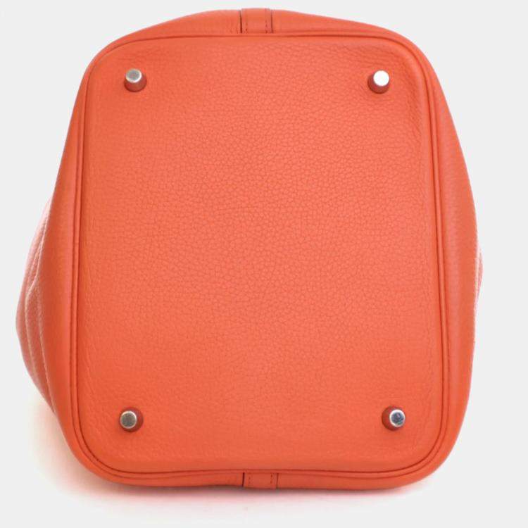 Pre Owned Hermes Capucine Clemence Picotin Lock 22