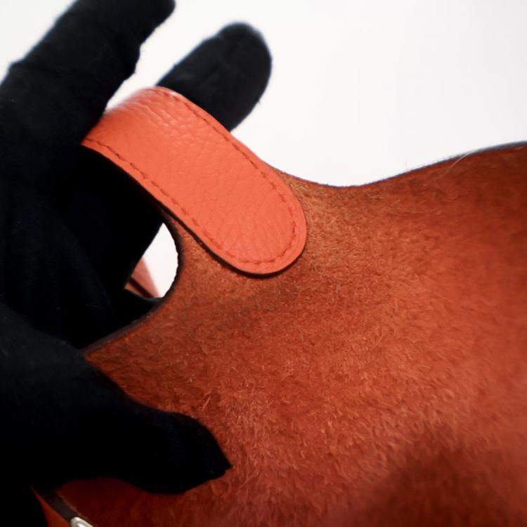 Pre Owned Hermes Capucine Clemence Picotin Lock 22