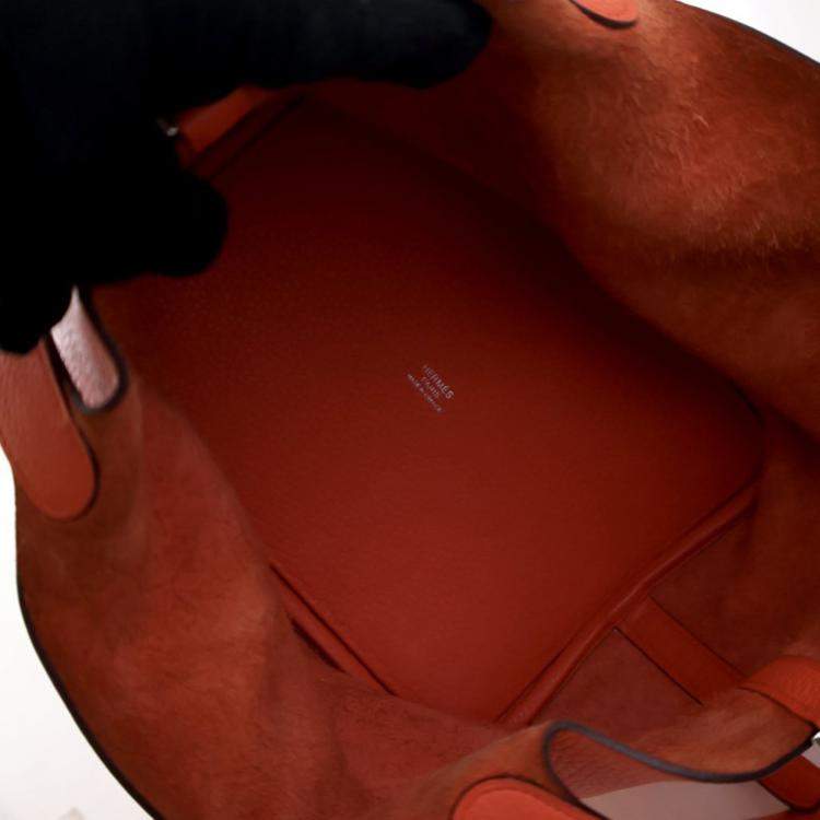 Pre Owned Hermes Capucine Clemence Picotin Lock 22