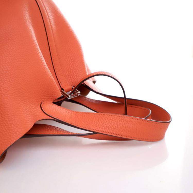 Pre Owned Hermes Capucine Clemence Picotin Lock 22