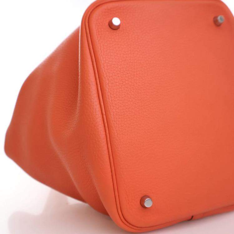 Pre Owned Hermes Capucine Clemence Picotin Lock 22