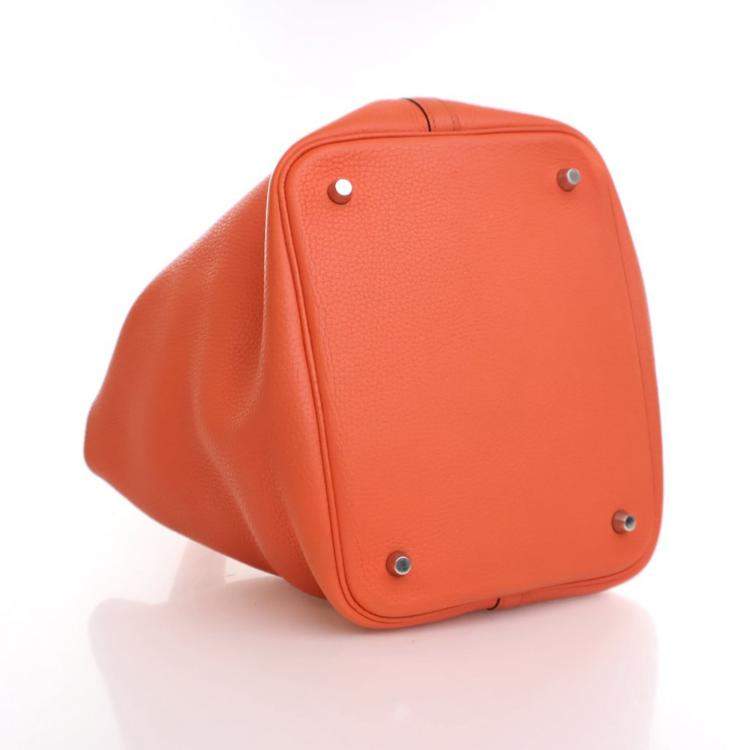 Pre Owned Hermes Capucine Clemence Picotin Lock 22