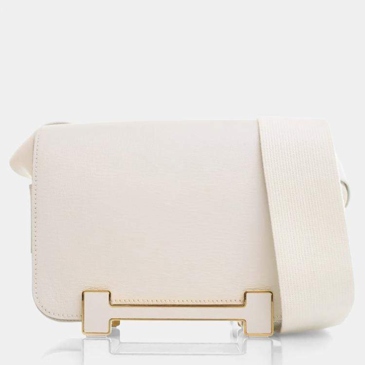 Pre Owned Hermes Mushroom Chevre Mysore Geta