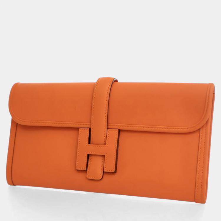 Pre Owned Hermes Orange Swift Jige Elan 29