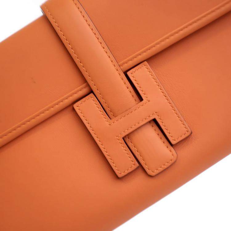 Pre Owned Hermes Orange Swift Jige Elan 29