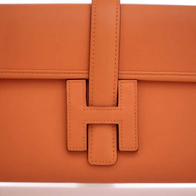 Pre Owned Hermes Orange Swift Jige Elan 29