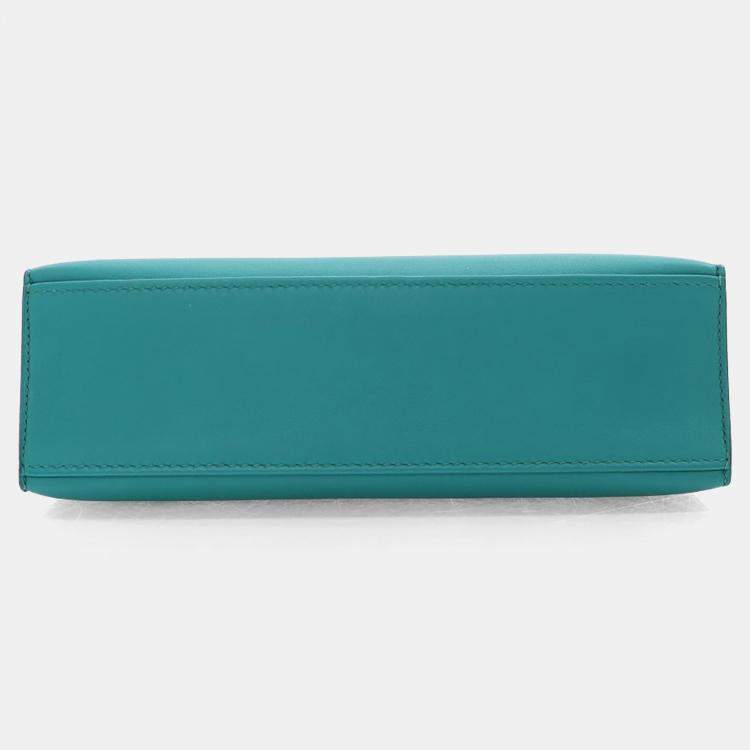 مملوكة مسبقًا Hermes Bleu Paon Swift Kelly Pochette