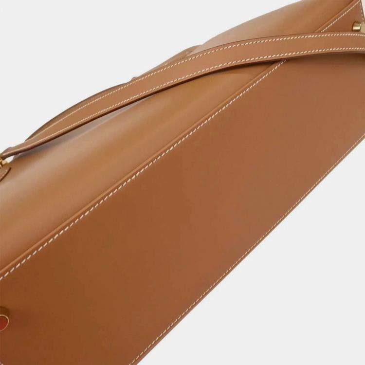 Pre Owned Hermes Kelly 32 Sellier  Natural Vache Handbag