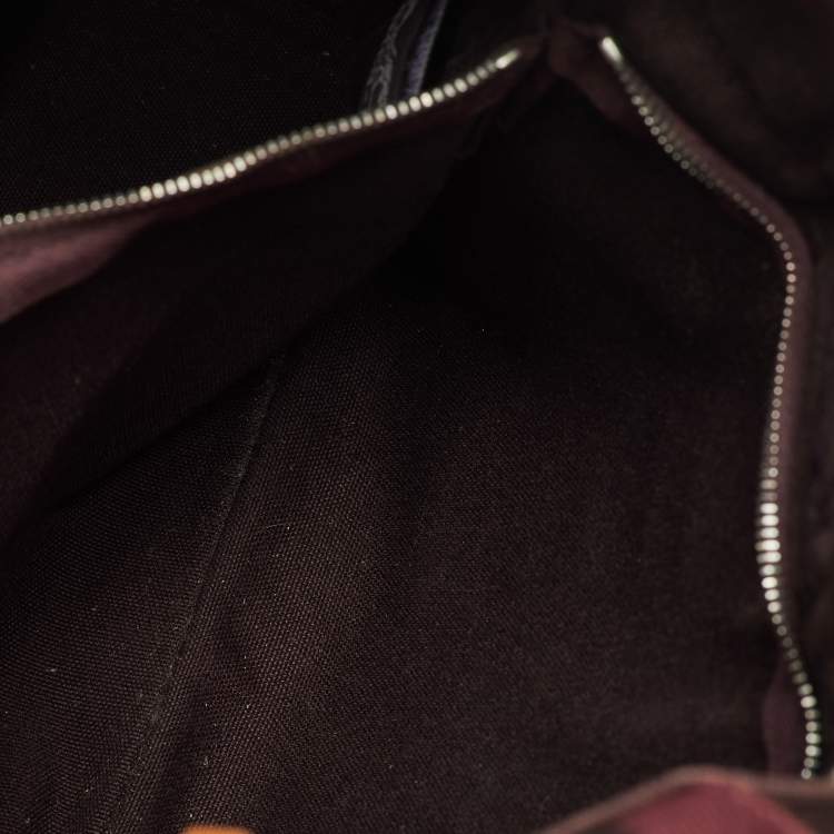 Pre Owned Hermes Fourre Tout PM Burgundy Canvas Tote